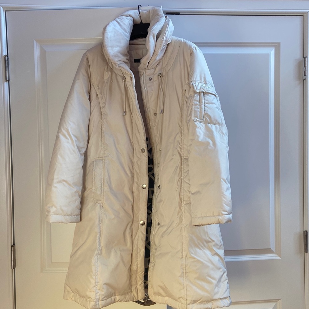 COPY - DKNY White Down Coat
